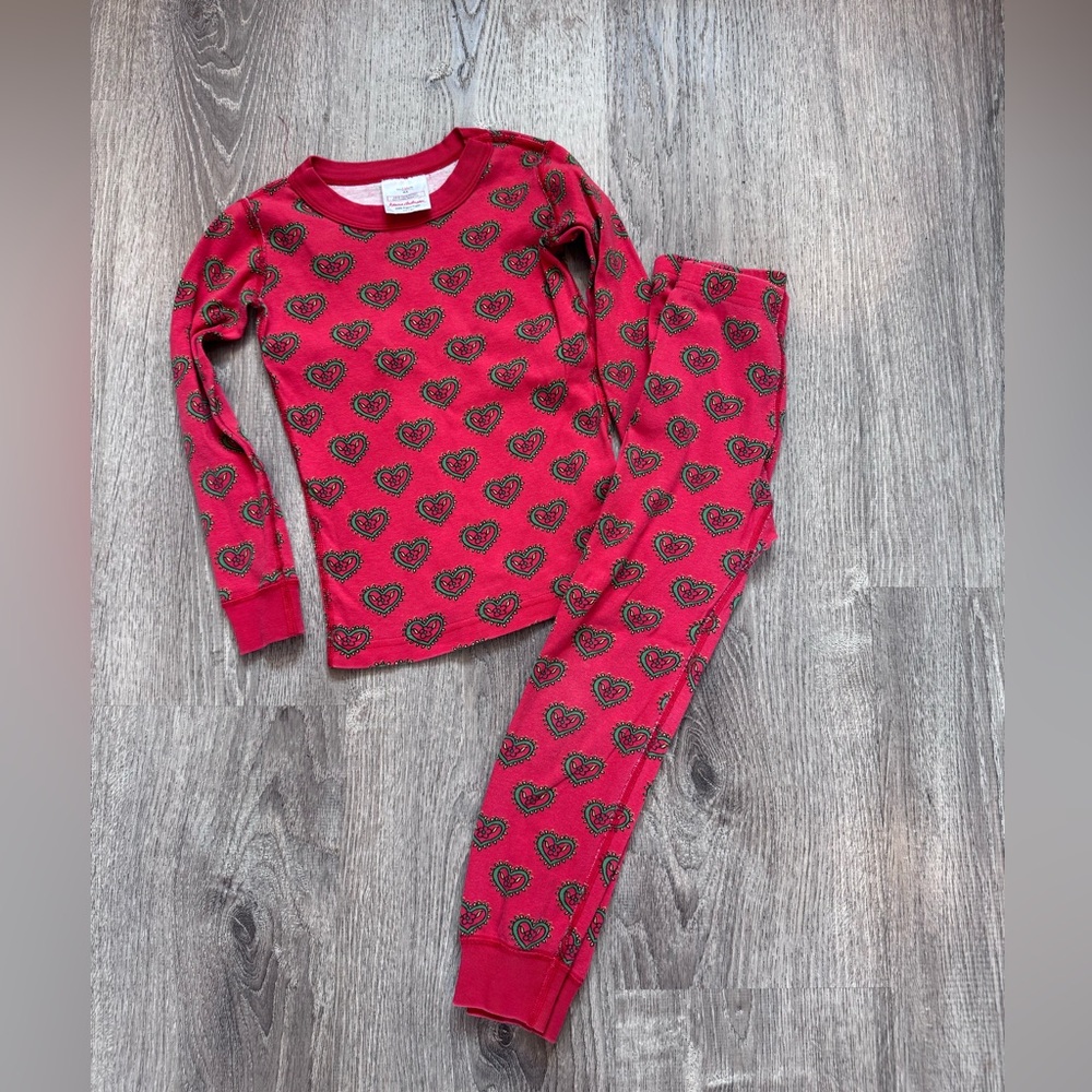 Hanna Andersson heart pajamas